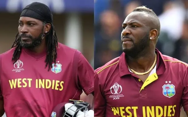 Chris Gayle and Andre Russell