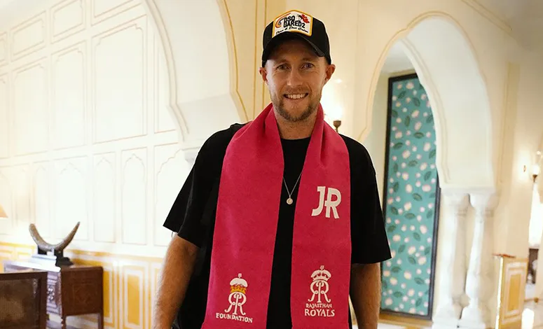 Joe Root arrives to join Rajasthan