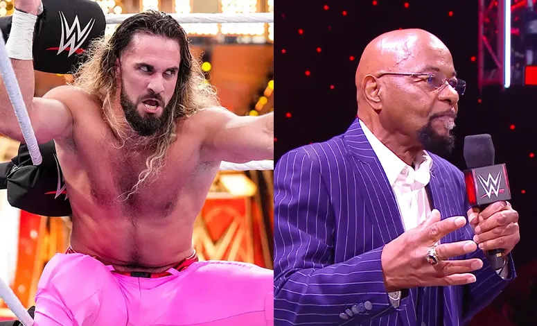 Seth Rollins and Teddy Long (Source - Twitter)